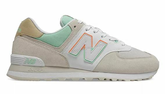 NEW BALANCE 574 Spilt Sail Men | Moonbeam/Neo Mint (ML574SCE): купить с  доставкой из США, цена 9 384 руб - (114453113568)